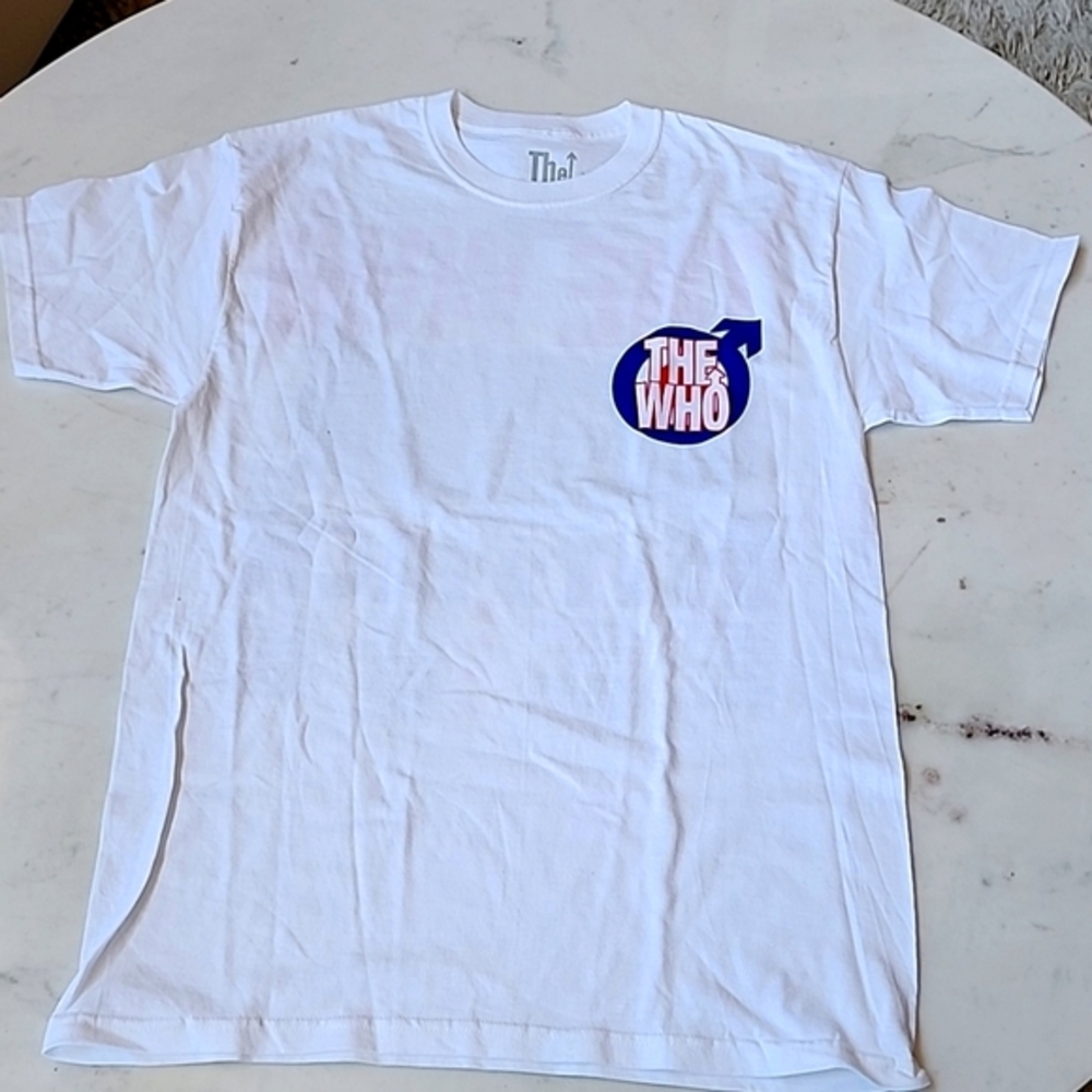 NWT The Who white concert t-shirt size medium unisex